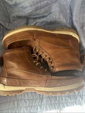 Franco Fortini Brown Leather lace-up men's boots